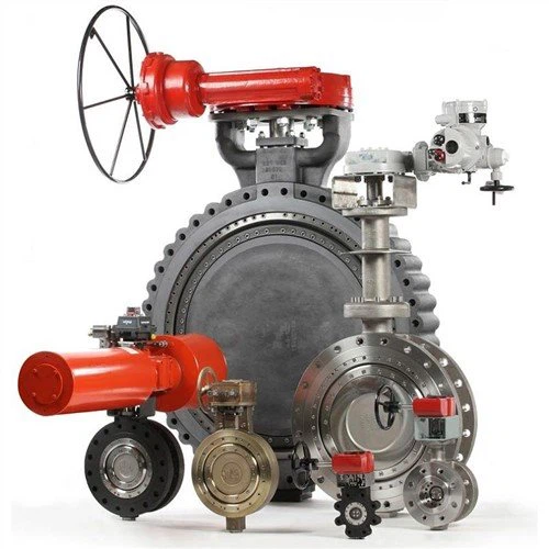 Bi-offset leptir ventil